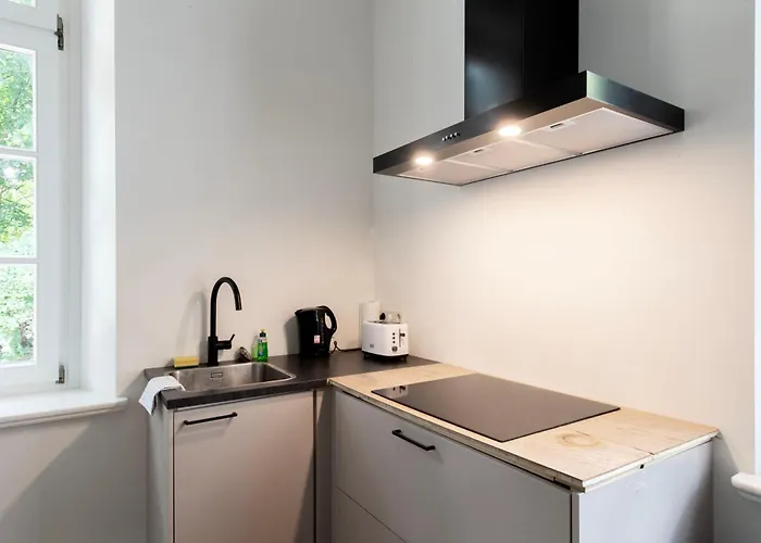 公寓 Moderne Stadtvilla Im Zentrum *