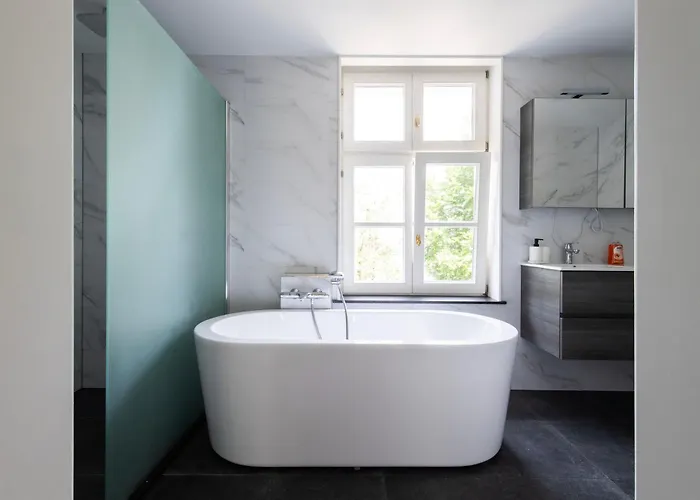 公寓 Moderne Stadtvilla Im Zentrum *